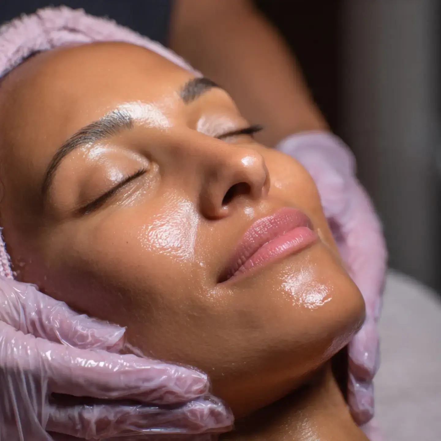 Hydrating facial treatment to restore moisture and improve skin texture